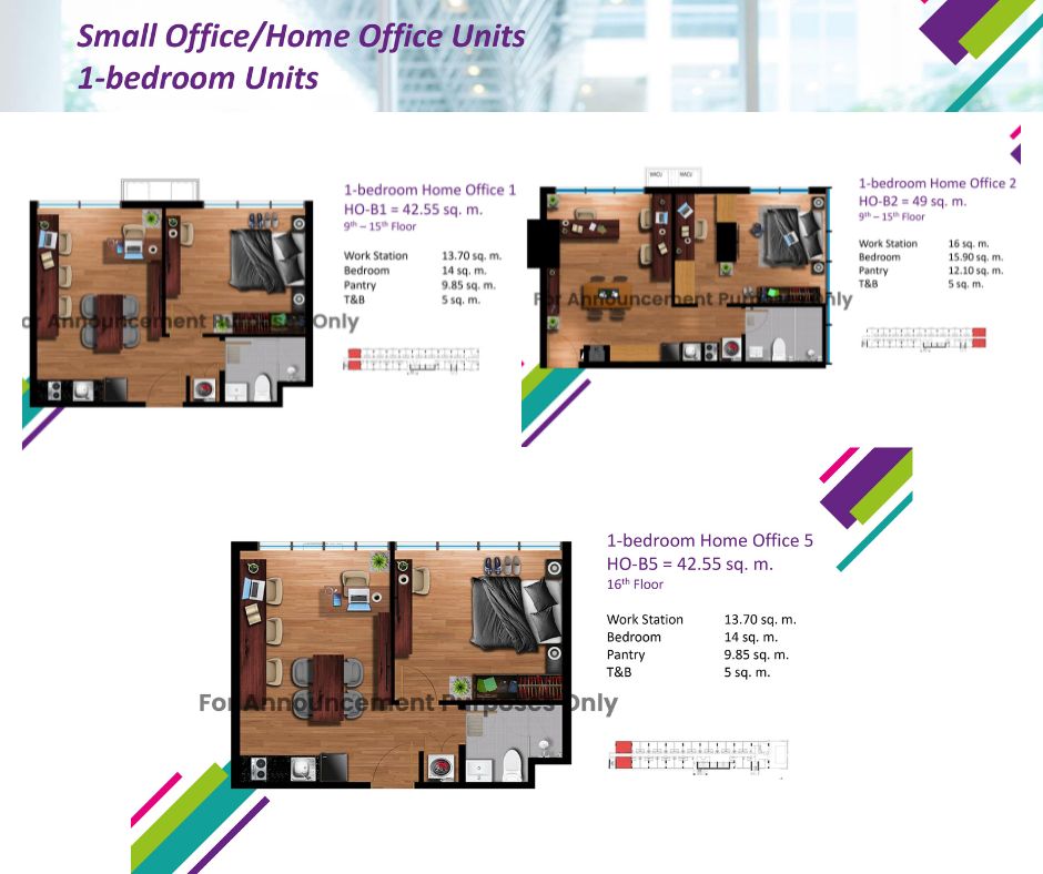 Vertex Centaral 1bedroom floor plan