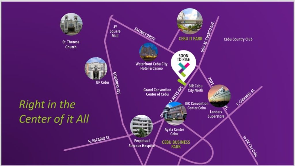 Vertex Central Location map