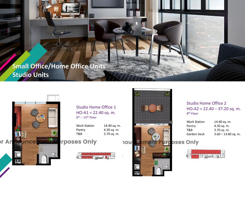 Vertex Central studio floor plan 