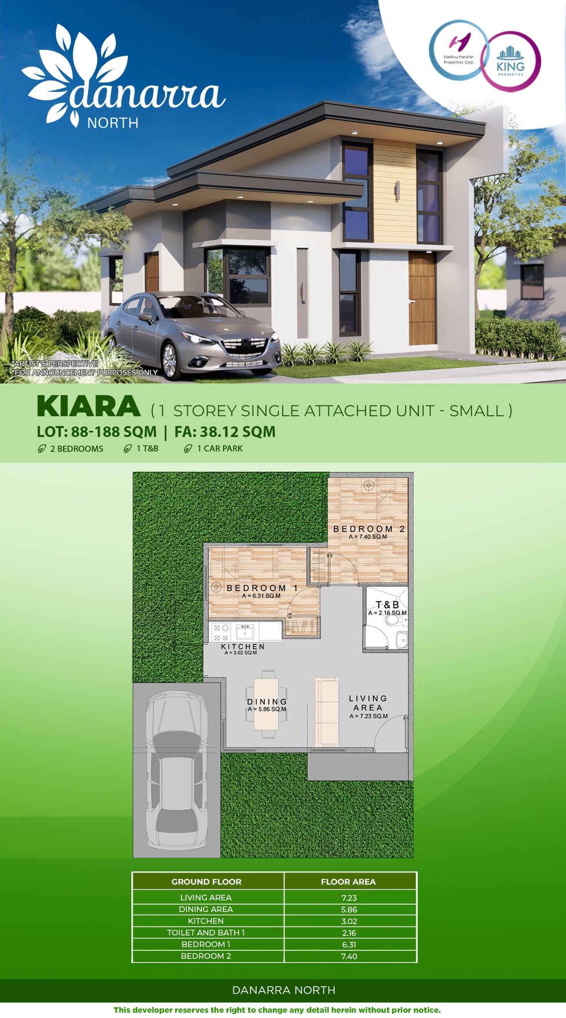 Danaraa North Kiara bungalow 