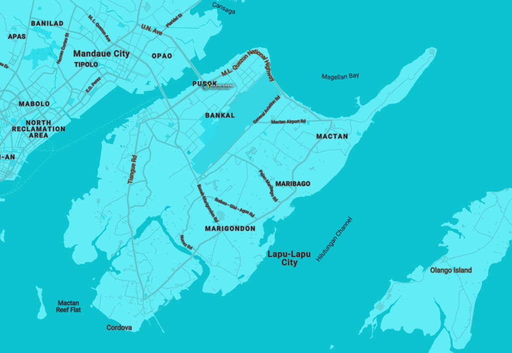 Amani Grand Resort Residences- location map