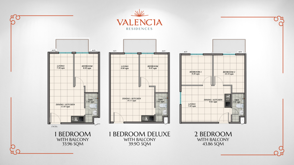 Valencia Residences- floor plans
