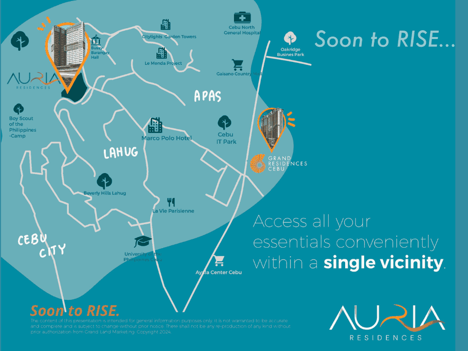 Auria Residences- map