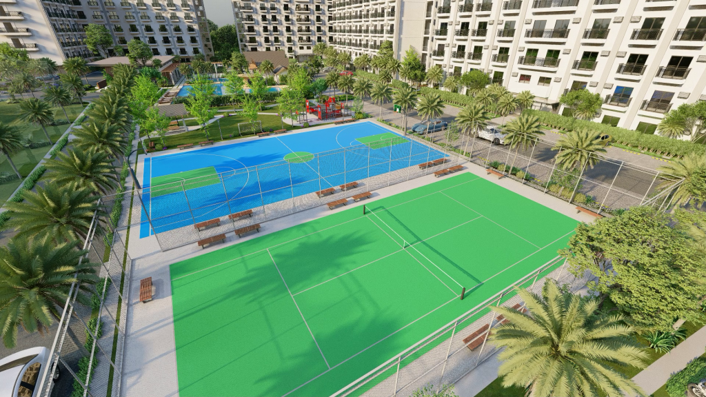 Palm Oasis Residences- basketball/tennis court