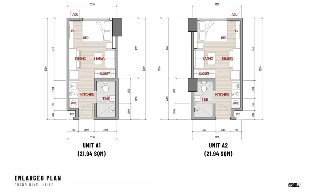 Auria Residences- unit layout