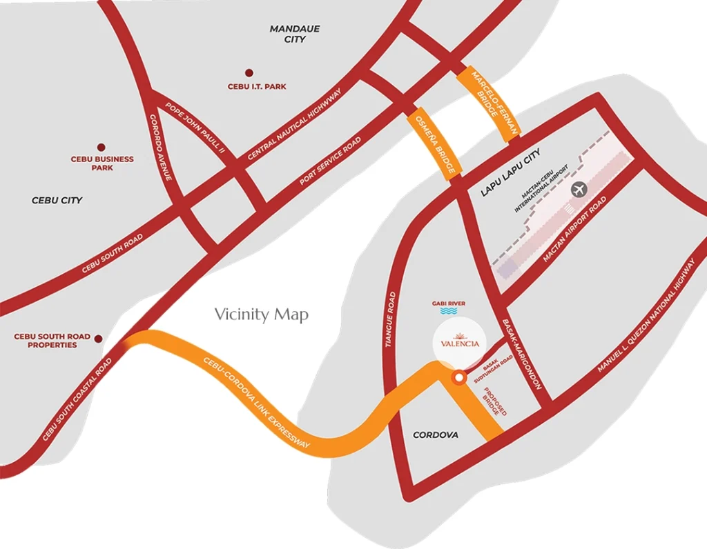 Valencia Residences- map
