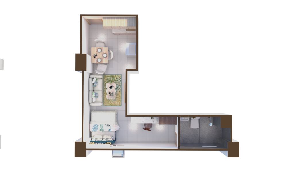 Royal Oceancrest Mactan- studio unit