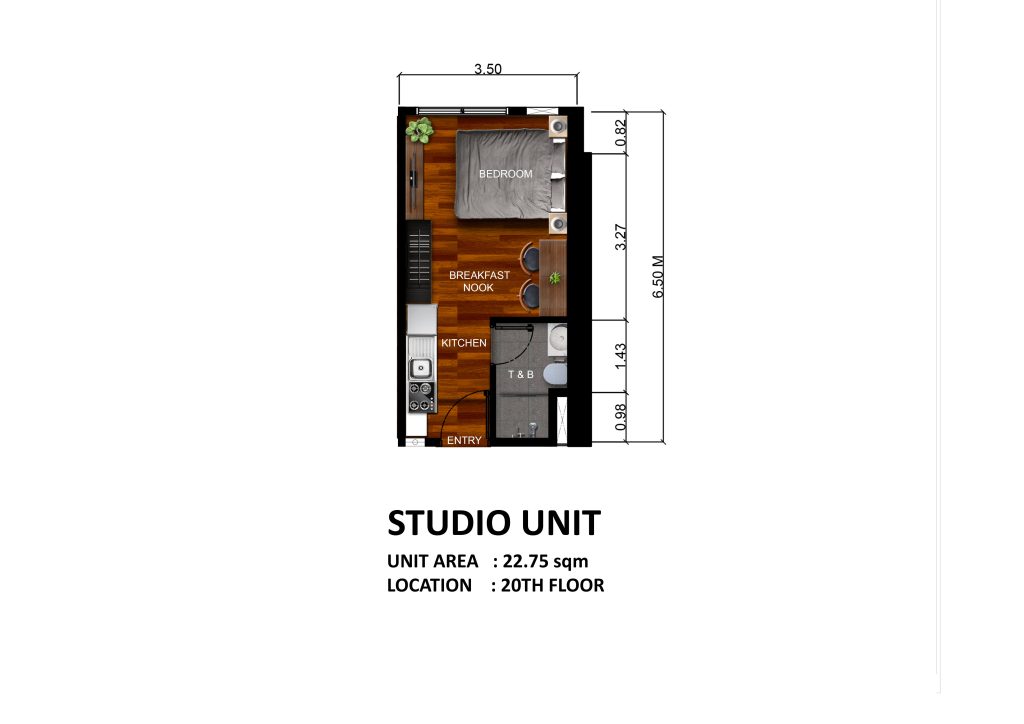 JTower Residences- unit layout