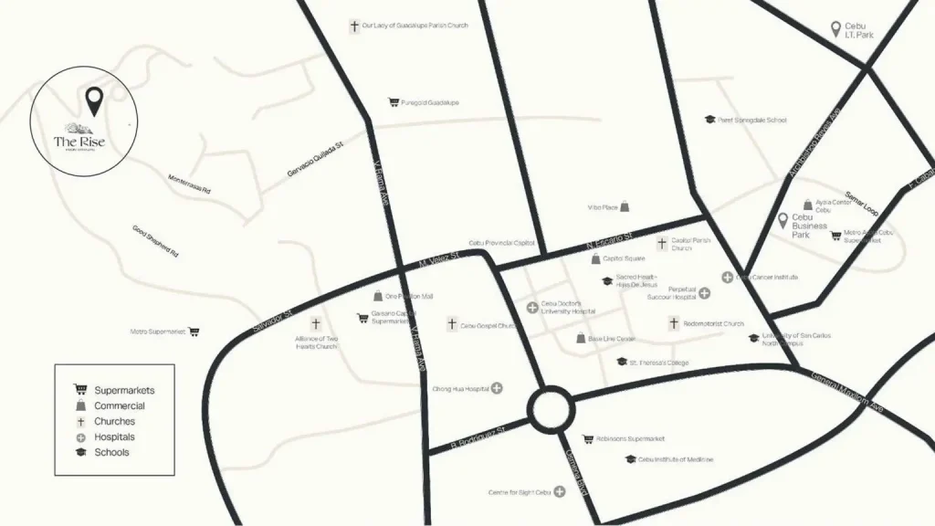 The Rise at Monterrazas- map
