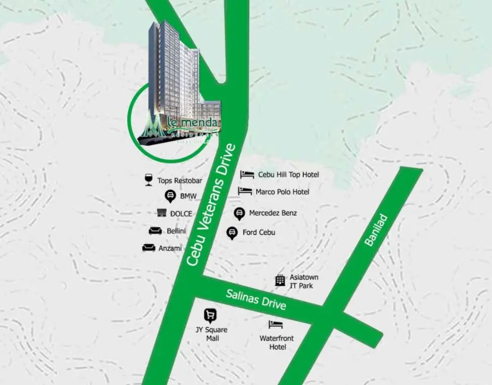 Le Menda Residences Busay- map