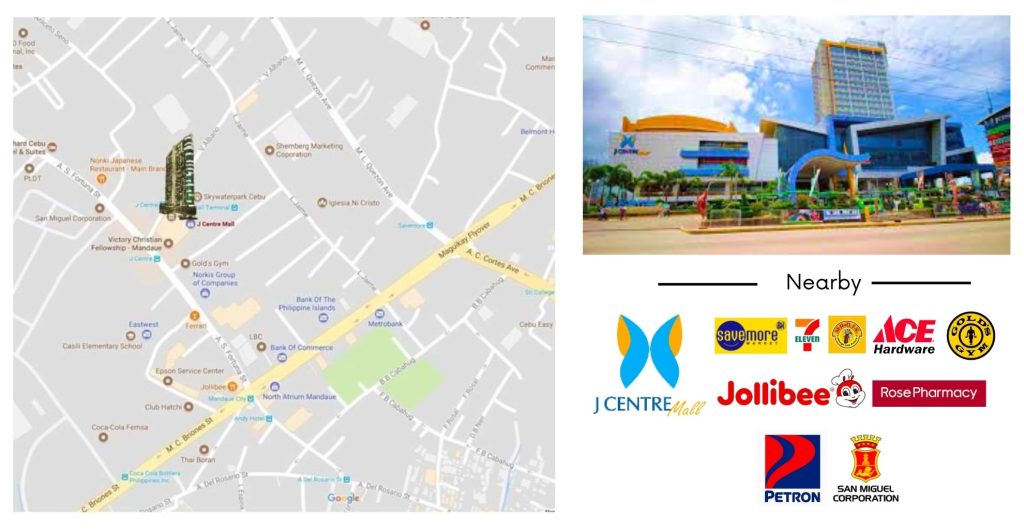 JTower Residences- map