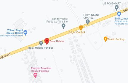 Balai Helena Panglao- map
