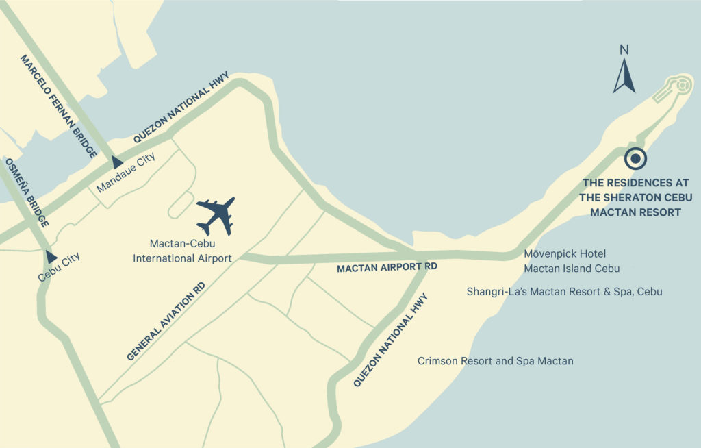 The Residences at Sheraton Cebu Mactan Resort- map