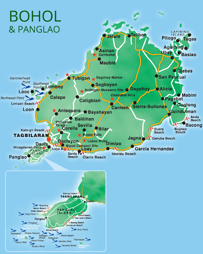 Panglao Vista Suites- map