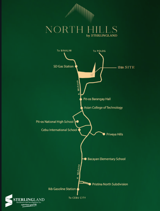 North Hills Talamban- map