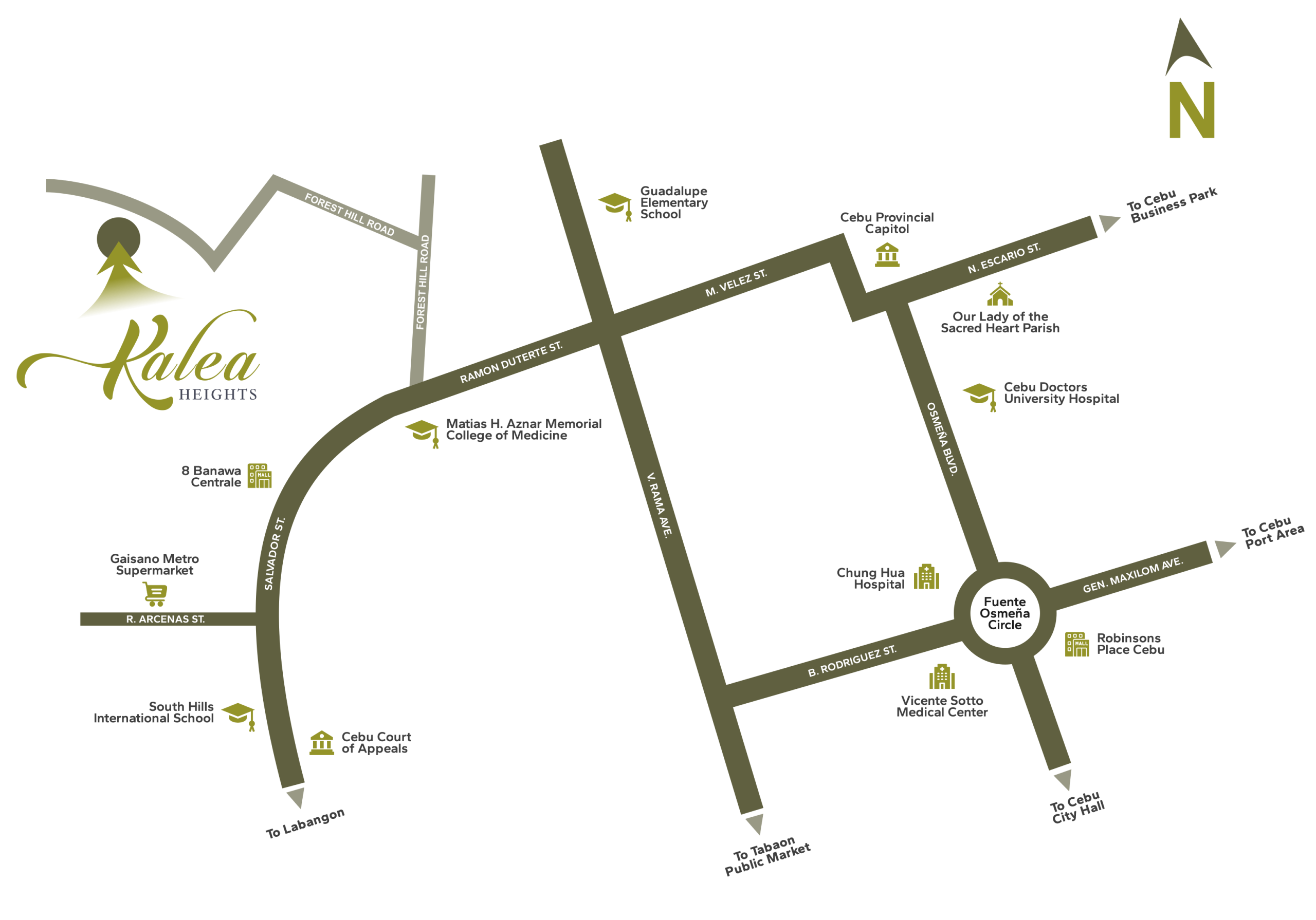 Kalea Heights- map