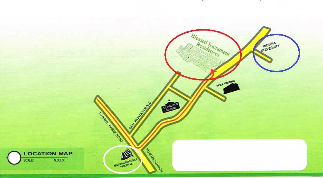 Blessed Sacrament Townhouse- map